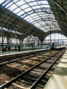 Prague main railway station platforms